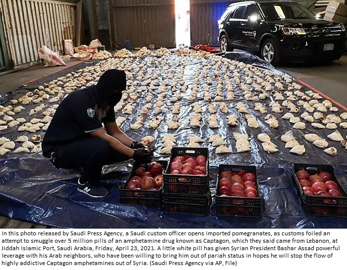 Syria's Assad Uses Captagon as a Tool to Win Over Arab States