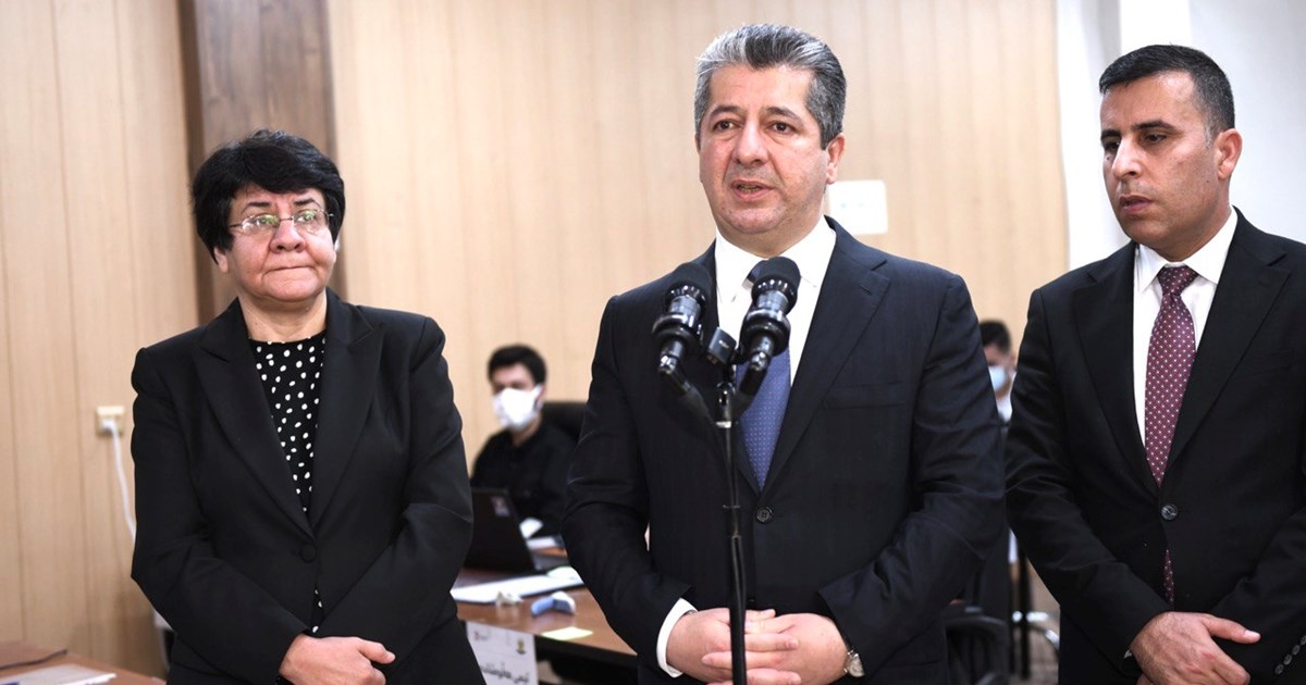 Prime Minister Masrour Barzani Visits Social Security Directorate in Kurdistan Region