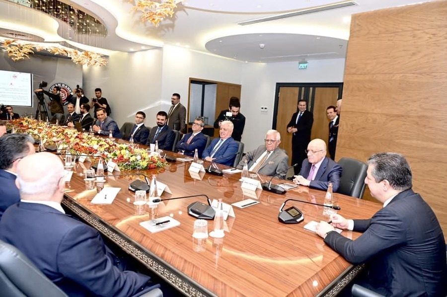 Mesrûr Barzanî avahiya banka cîhanê vekir