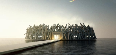 هۆتێلی سەر ئاو و دەریا