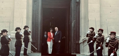 فؤاد حسين في باريس ويلتقي وزيرة أوروبا والشؤون الخارجية الفرنسية