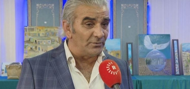 Şêwekarekî Rojavayê Kurdistanê li Hewlêrê pêşangehek vekir