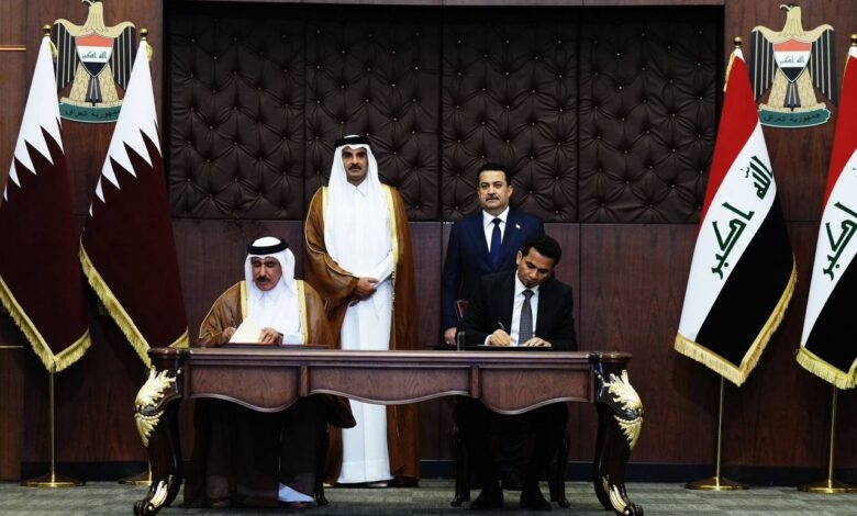 Îraq û Qeter çend rêkeftinên girîng îmze kirine