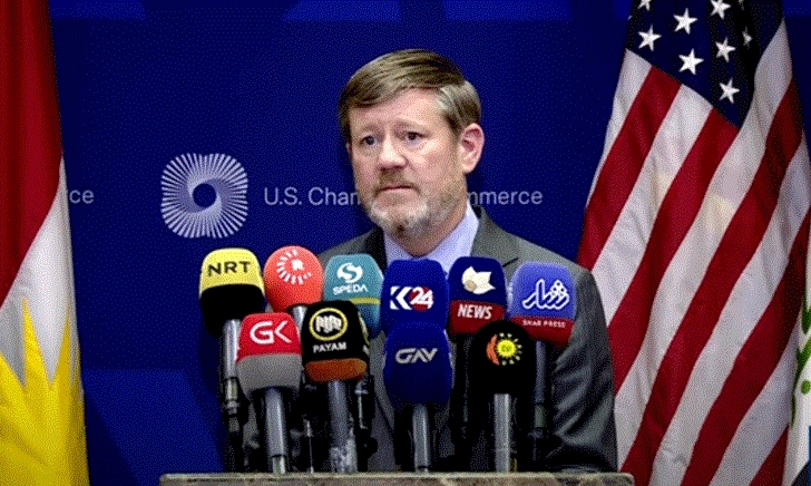 ستيف لوتس: رئيس الوزراء مسرور بارزاني يعمل على تنويع مصادر الدخل في الاقليم