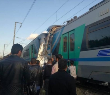 ڕووداوێکی شەمەندەفەر لە تونس ٢ کوژراو و ٣٠ برینداری لێکەوتەوە