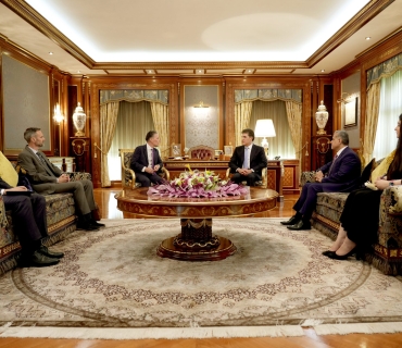 سه‌رۆكى هه‌رێمى كوردستان پێشوازی لە باڵیۆزی هۆڵەندا كرد