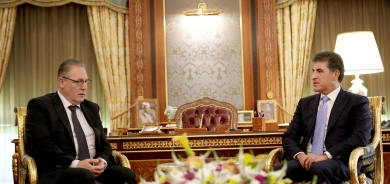 President Nechirvan Barzani Holds Talks with UN Delegation on Economic Diversification and Climate Change