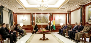 تقدموا بالشكر لنيجيرفان بارزاني.. رئيس الاقليم يبحث مع وفد أمريكي عملية إصلاح البيشمركة