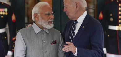 بايدن يستقبل رئيس الوزراء الهندي في البيت الأبيض بحفاوة