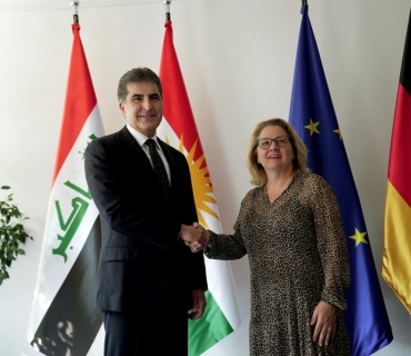 سه‌رۆكى هه‌رێمى كوردستان له‌گه‌ڵ وه‌زيرى هاريكاريى ئابوورى و په‌ره‌پێدانى ئه‌ڵمانيا كۆبووه‌وه‌