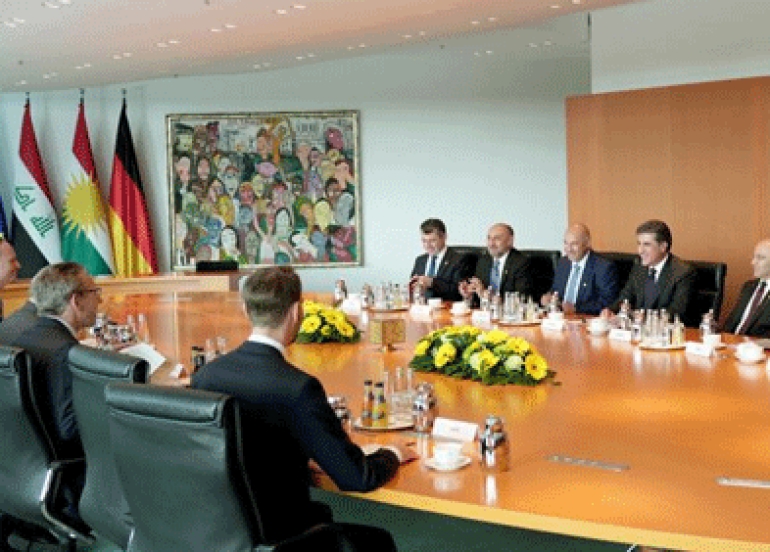 سه‌رۆكى هه‌رێمى كوردستان له‌گه‌ڵ ڕاوێژكارى ئه‌ڵمانيا كۆبووه‌وه‌