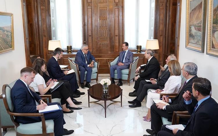 Sergey Vershinin peyameke Putin gihand Beşar Esed