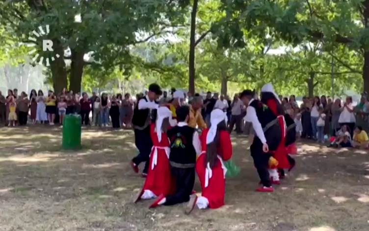 Partiya El-Wehde û Koma Zozan li Almanyayê çalakiyek folklorî pêk anîn