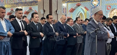 بحضور رسمي وشعبي واسع .. أداء مراسم صلاة العيد في أربيل