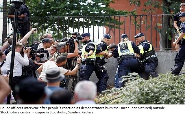 Iraqi Man Burns Quran in Sweden, Sparking Anger Across Islamic World