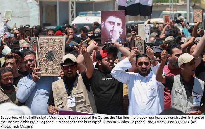 Thousands Rally in Iraq, Condemning Quran Burning in Sweden; Calls for Expulsion of Swedish Ambassador