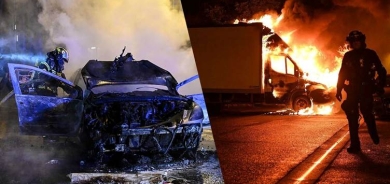 Di xwepêşandanên Fransayê de zêdetirî 1300 kesan hatin desteserkirin