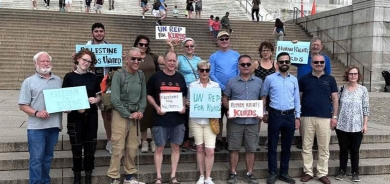 Li dijî Peymana Lozanê ji Washingtonê heta New Yorkê meşek tê lidarxistin