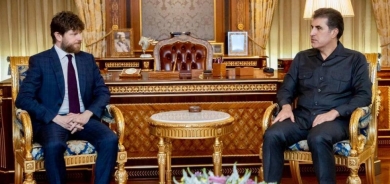 President Nechirvan Barzani bids farewell to outgoing Consul General of France