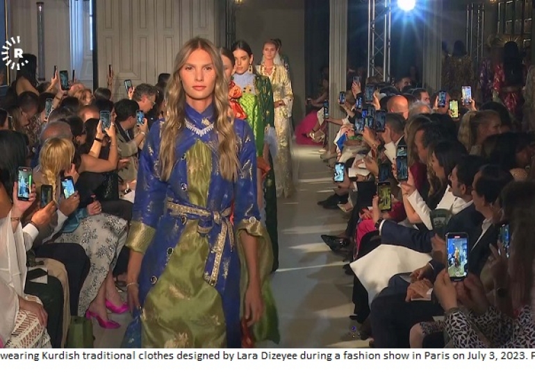 Kurdish Designer Lara Dizayee Unveils Haute Couture Designs at Paris Fashion Week