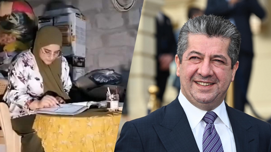 مسرور بارزاني يُهدي وحدة سكنية لأُسرة الطالبة الأولى بالفرع الأدبي على مستوى إقليم كوردستان