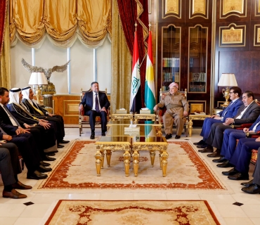 سەرۆك بارزانی پێشوازی لە شاندێكی باڵای هاوپەیمانیی سیادە دەكات