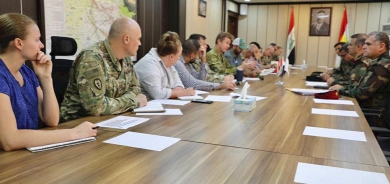 البيشمركة والتحالف الدولي تجتمعان و