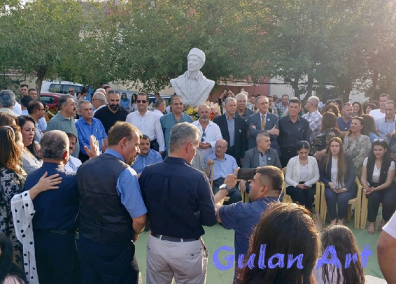 لە سلێمانی پەردە لەسەر پەیكەری هونەرمەند (مەحمود تۆفیق شلك) لادرا