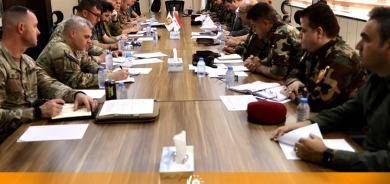 Şandeke hevpeymaniya cîhanî û wezareta pêşmerge civiyan