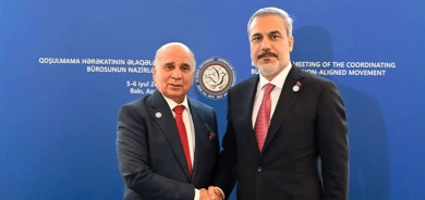 Fuad Husên û Hakan Fîdan Konferansa Sêyem a Bexdayê ya Navdewletî bo Hevkarî û Hevbeşiyê gotûbêj kirin