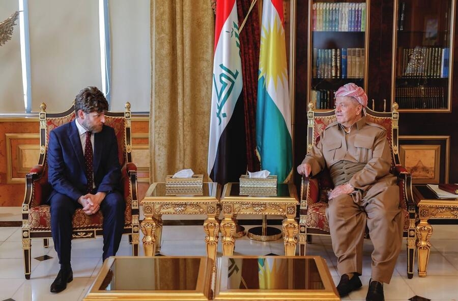 Konsulusê Franseyê rola Serok Barzanî bilind dinirxîne