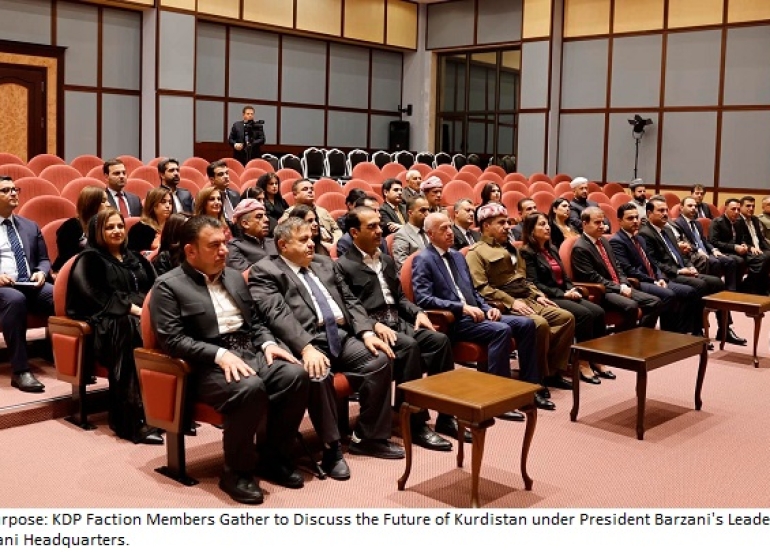 President Barzani Emphasizes Role of Kurdistan Democratic Party (KDP) in Meeting with Parliamentary Faction