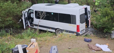 Li Erzinganê minibusekê qeza kir: 4 kes mirin û 10 kes jî birîndar in