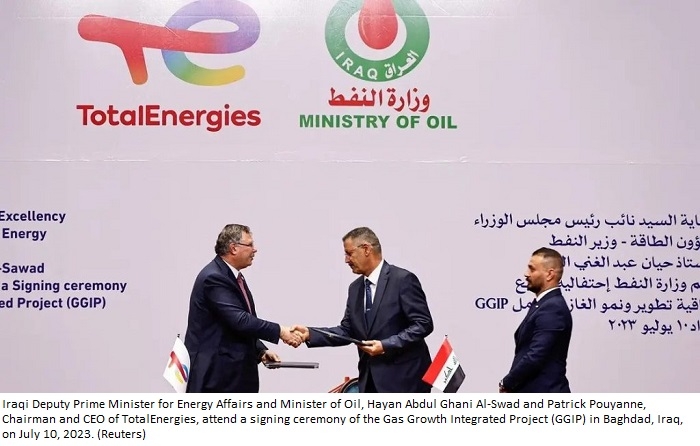Iraq and TotalEnergies Sign $27 Billion Agreement for Oil, Gas, and Renewable Projects