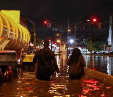بەهۆی لافاوەوە لە نیویۆرک کەسێک گیانی لەدەستدا