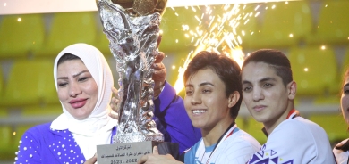 ئافرەتانی هەولێر جامی عێراقی هێنایە پایتەخت