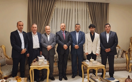 *سکرتێرى گشتیى YNDK لەگەڵ ئەمیندارى گشتیى پارتى ئیئتیلافى نیشتیمانى ئوردەن کۆدەبێتەوە*