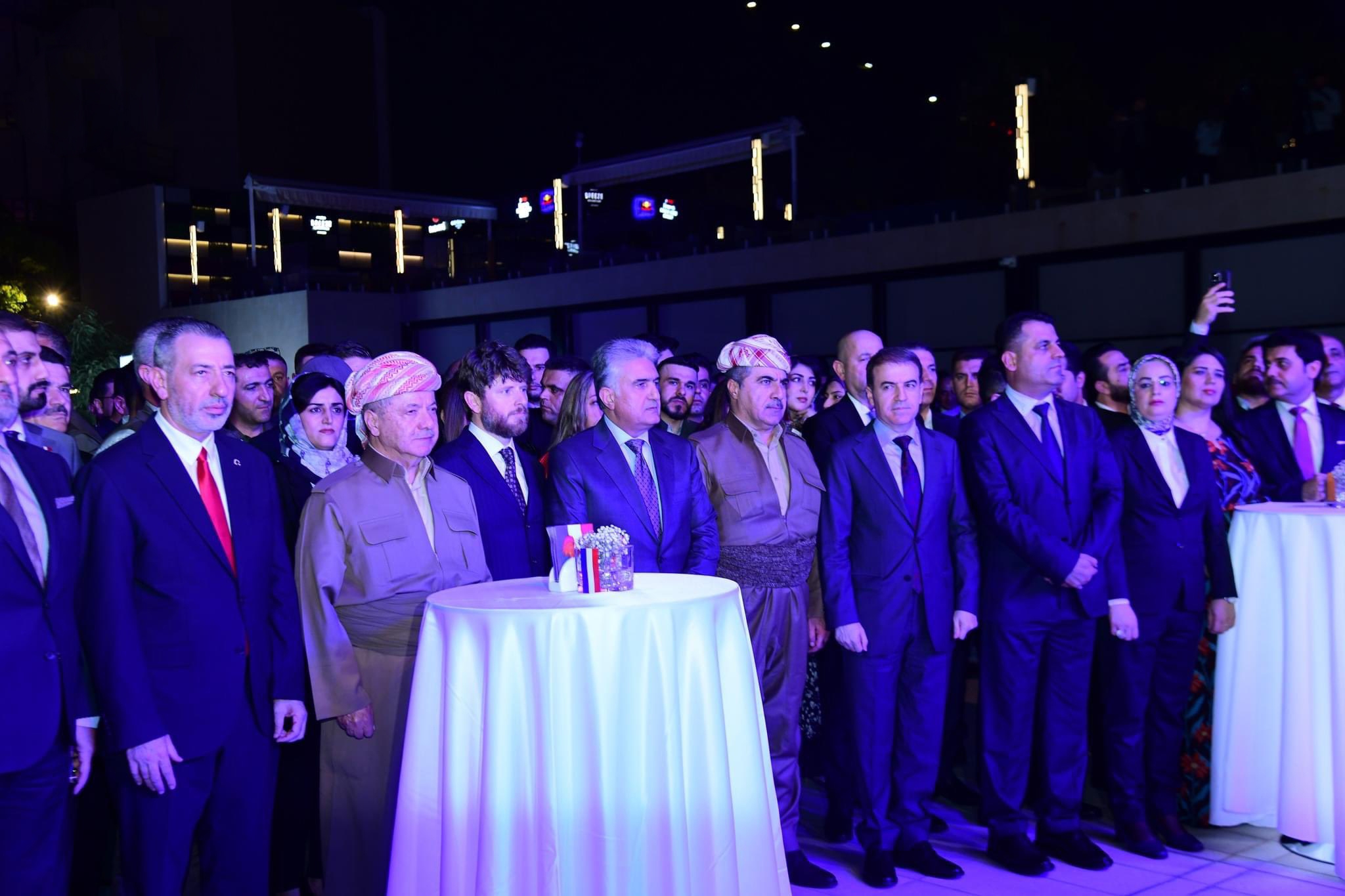 بمشاركة الرئيس بارزاني .. إحياء اليوم الوطني لفرنسا في القنصلية الفرنسية بأربيل