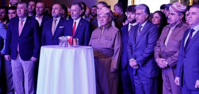President Barzani Attends French National Day Celebrations in Erbil
