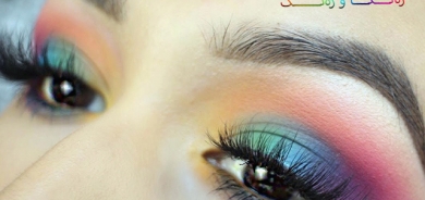 ڕەنگ و سێبەری پشت چاوەكان سیمبوولی جوانیتە