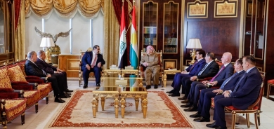 Serok Barzanî li gel şandeke hevpeymaniya Ezim civiya