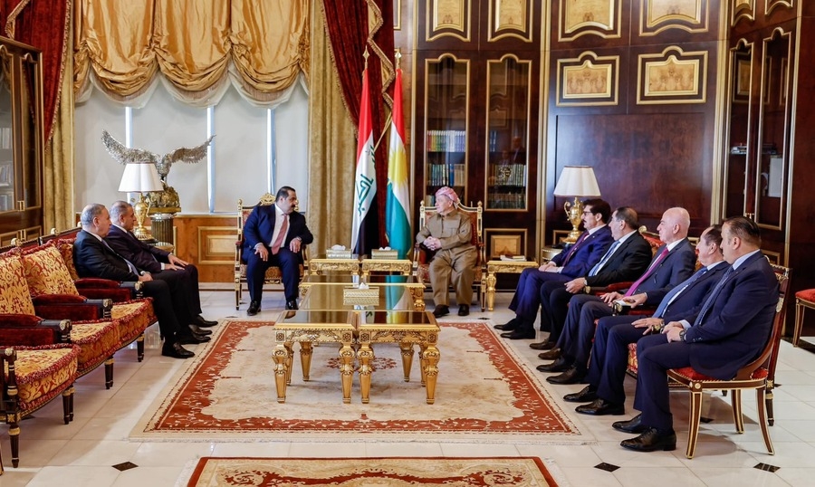 Serok Barzanî li gel şandeke hevpeymaniya Ezim civiya