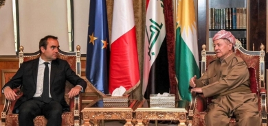 الرئيس بارزاني يبحث مع  وزير الجيوش الفرنسي تنمية الصداقة والعلاقات والتنسيق بين الجانبين