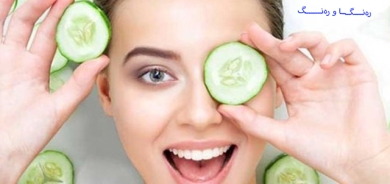 ماسکی خەیار بۆ رەونەقدارى و توندبوونەوەی پێست