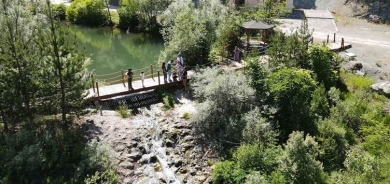 Erzingan: Parka Xwezayî ya Dumanliyê di germa havînê de bûye navenda geştyaran