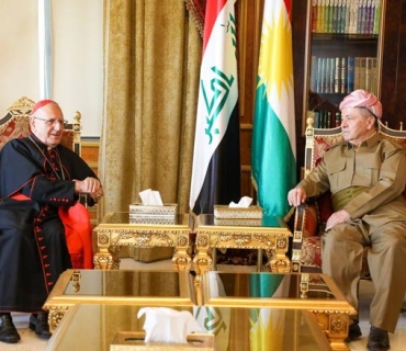 سەرۆك بارزانی پێشوازی لە سەرۆكی كەنیسەی كلدان لە عێراق و جیهان و شاندێكی یاوەری دەكات