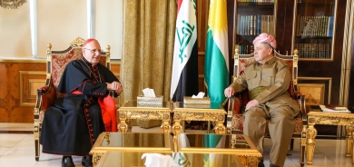 President Barzani Receives Chaldean Patriarch and Accompanying Delegation