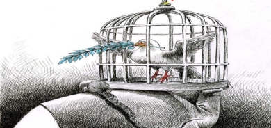 كاریكاتێر: ئەم كاریكاتێرە باس لە ئازادی و سەربەخۆیی ئافرەتان دەكات