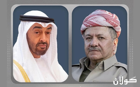 سەرۆک بارزانی سەرەخۆشی لە سەرۆکی ئیمارات دەکات