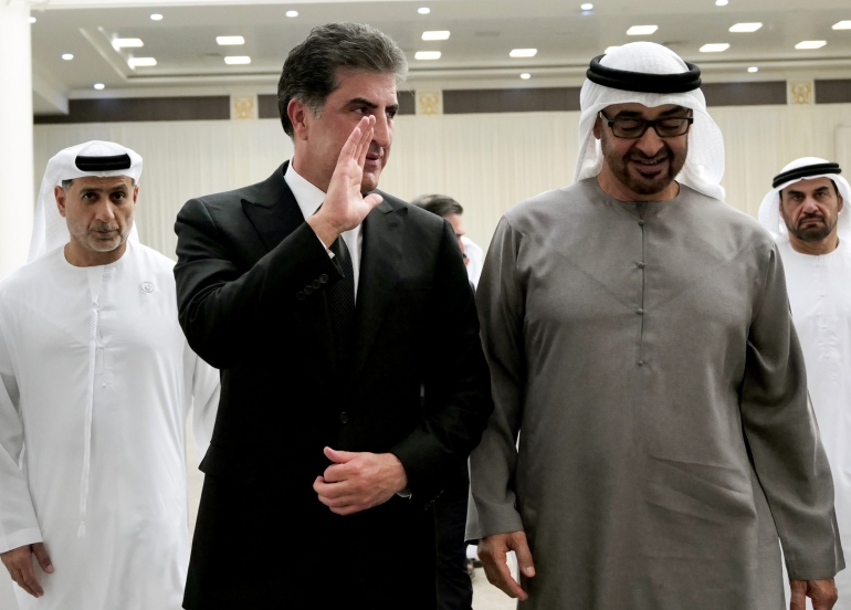 سه‌رۆك نێچيرڤان بارزانى به‌شداريى پرسه‌ى خوالێخۆشبوو شێخ سه‌عيد بن زايد ده‌كات